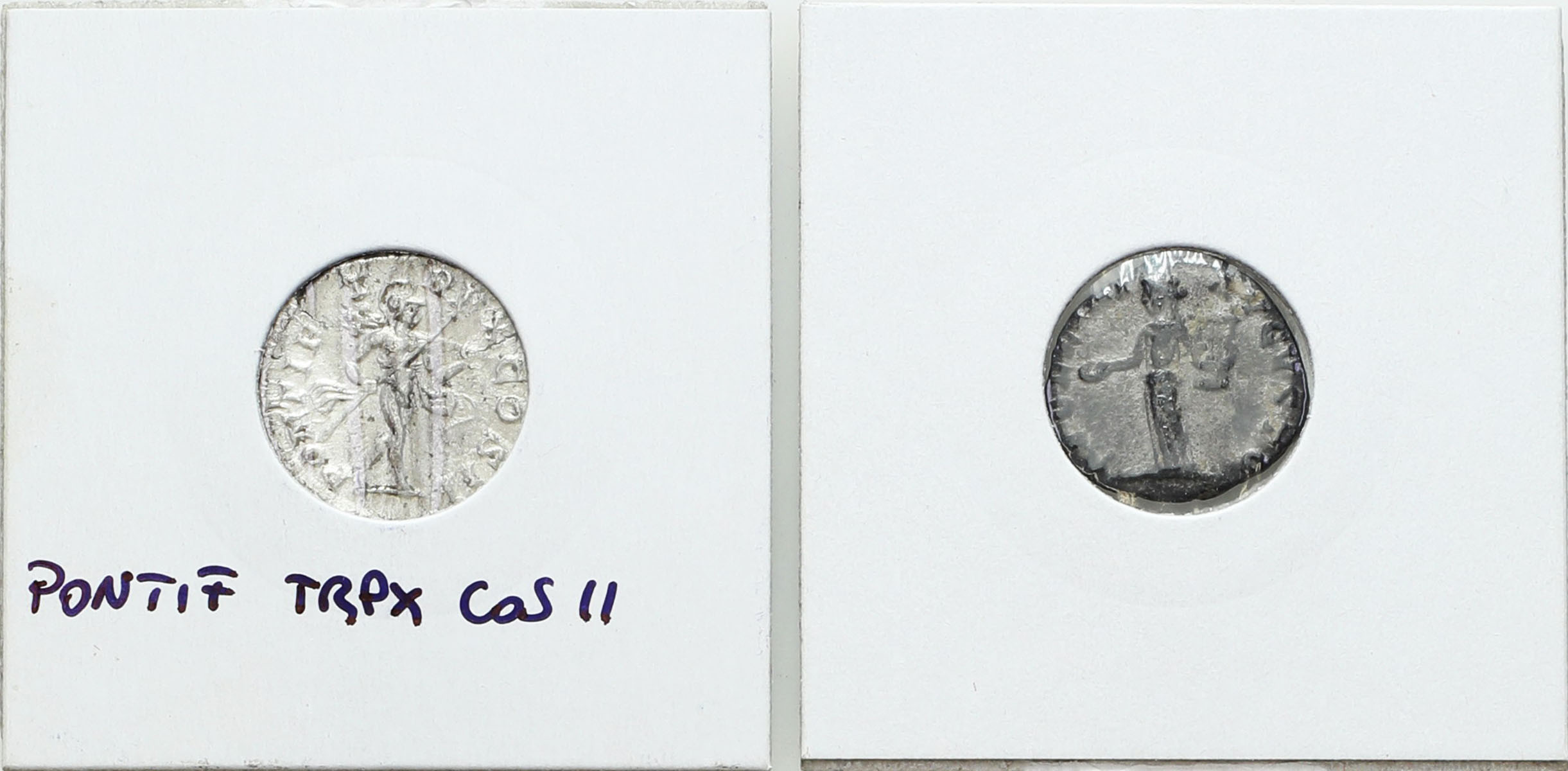 Cesarstwo Rzymskie, Denar, Septymiusz Sewer i Caracalla 193 – 212 n. e., Rzym – zestaw 2 sztuk